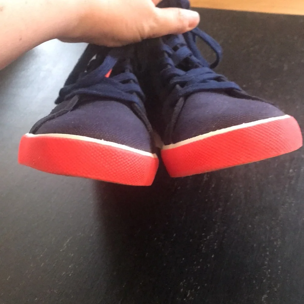MiniBoden Canvas High Top Sneakers - Picture 14 of 15